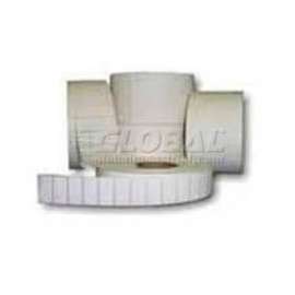 Zebra Perforated Coated Paper Labels, 4"W x 2"L, 1" Core, 6/Pack