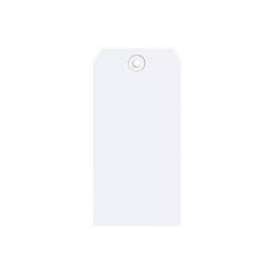 Global Industrial Shipping Tag #6, 5-1/4"L x 2-5/8"W, White, 1000/Pack