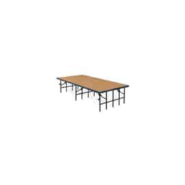 NPS - Brown Hardboard 96"L x 36"W x 16"H Portable Stage
