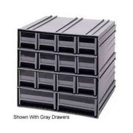 Quantum Interlocking Storage Cabinet QIC-12123 - 11-3/4"Wx11-3/8"Dx11"H - 14 Ivory Drawers