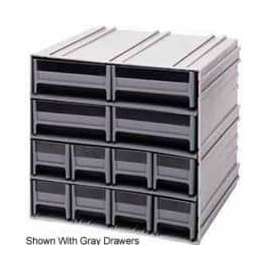 Quantum Interlocking Storage Cabinet QIC-8143 - 11-3/4"Wx11-3/8"Dx11"H - 12 Blue Drawers
