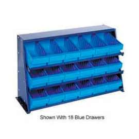 Quantum QPRHA-501 Bench Rack 12"x36"x21" with 27 Red Euro Drawers