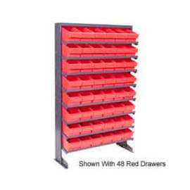 Quantum QPRS-701 Single Sided Rack 12"x36"x60" with 32 Blue Euro Drawers