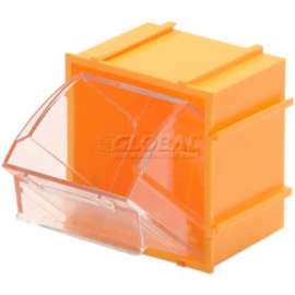 Quantum Tip Out Interlocking Bin QTB409 2-1/2 x 2 x 2-3/4 Yellow