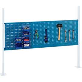 Global Industrial 36" Pegboard & 18" Louver Panel Kit, 60"W, Blue