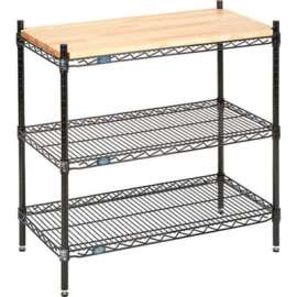 Nexel Shelving Display Unit, 48"W x 14"D x 34"H