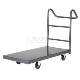 Global Industrial Steel Deck Truck 60x30 1000 Lb. Cap. 5" Polyurethane Casters - Ergo Handle