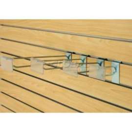 6" Special Slatwall Hooks With Plastic Label Holder, Zinc