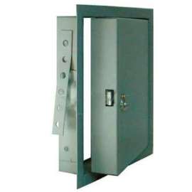 Fire-Rated & Insulated Metal Access Panel, White, 8"W x 8"H