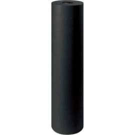 Global Industrial Colored Kraft Paper, 50 lbs., 24"W x 720'L, Black, 1 Roll