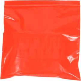 Global Industrial Reclosable Poly Bags, 3"W x 5"L, 2 Mil, Red, 1000/Pack