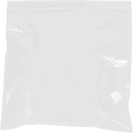 Global Industrial Reclosable Poly Bags, 3"W x 5"L, 2 Mil, White, 1000/Pack