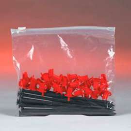 Global Industrial Reclosable Slider Zip Poly Bags, 10"W x 13"L, 3 Mil, 100/Pack