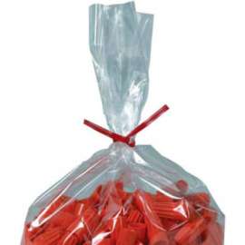 Global Industrial Plastic Twist Ties, 7"L x 5/32"W, Red, 2000/Pack