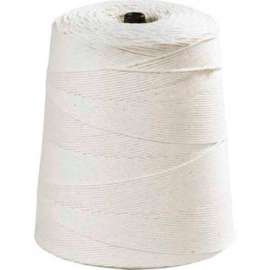 Global Industrial Cotton Twine, 8 Ply, 6300'L, 20 Lbs. Tensile Strength, White