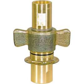 Buyers Wing Type Quick Detach Hydraulic Coupler, QDWC162, 1" NPT Coupler, 45 Flow GPM