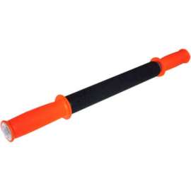Tiger Tail 18" Classic Hand Held Portable Foam Roller, Black/Orange