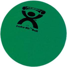 CanDo Cushy-Air Inflatable Exercise Ball, 25cm (10"), Green