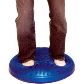 CanDo Inflatable Vestibular Seating/Standing Disc, 60 cm (24"), Blue