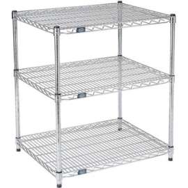 Nexel ESD, 2 Tier, Wire Shelving Starter Unit, 54"W x 21"D x 34"H