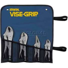 IRWIN VISE-GRIP 71 4 Piece The Original Locking Plier Set W/ Pouch