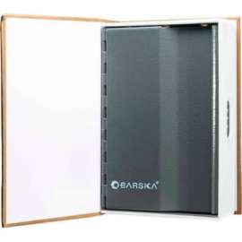 Barska Book Diversion Safe with Combination Lock CB11990 - 4-1/2"W x 2-1/8"D x 7-1/8"H, Brown