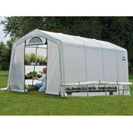 ShelterLogic 70658 GrowIt Greenhouse-in-a-Box , 10' x 20' x 8', 1-3/8" Frame Sz