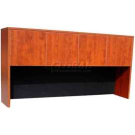Boss Hutch with 4 Doors - 66" - Cherry