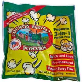 Paragon 1000 Country Harvest Tri-Pack for 4oz Poppers, 24 Portion Packs
