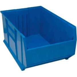 Quantum Plastic Rack Bin, 23-7/8"W x 41-7/8"D x 17-1/2"H, Blue
