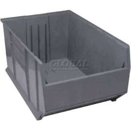 Quantum Plastic Rack Bin, 23-7/8"W x 41-7/8"D x 17-1/2"H , Gray