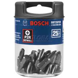 BOSCH 2" Big Tac 25-Pack Bit Set, BBT25R2, R2-Point, 1/4" Shank
