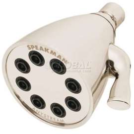 Speakman Anystream Icon 8-Jet Shower Head, Polished Nickel Finish, 2.5 GPM