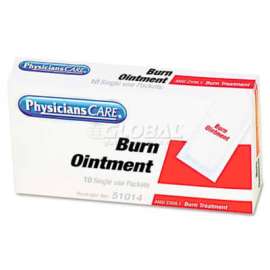 PhysiciansCare 51014 Burn Ointment Packets, Box of 10