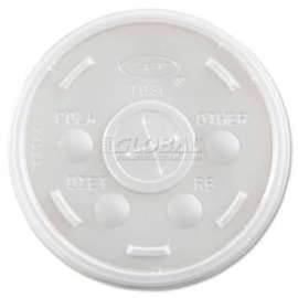 Dart Plastic Cold Cup Lids, Fits 10 Oz. Cups, Translucent