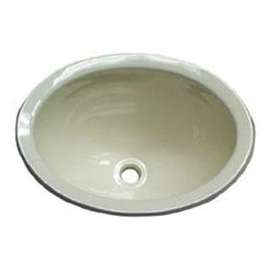 10 X 13 WHITE ABS OVAL LAV