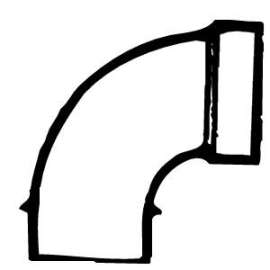 3' STREET BEND 1/4