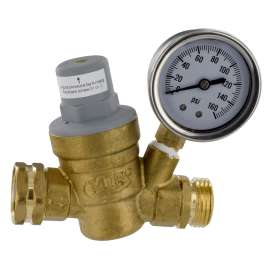 WTR. REG. ADJ. L.F. BRASS