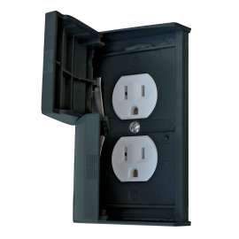 BLACK STD EXT CVR W/REC 52522SCREC