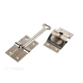 4' ENTRY DOOR HOLDER ZINC