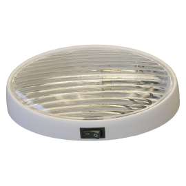 OVAL PORCH W/SWITCH/AMBER & CLEAR L