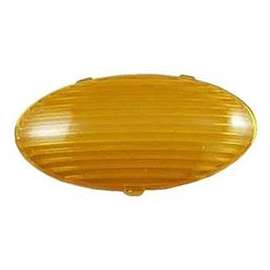 AMBER OVAL PORCH LENS ONLY