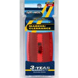 M/C; OVAL;BLK BASE; RED