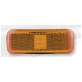 LED MARK;RECT;2 DIODE;TWO WIRE;AMBR