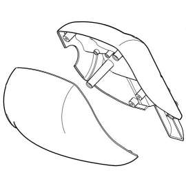 IDLER COVER KIT- WHITE