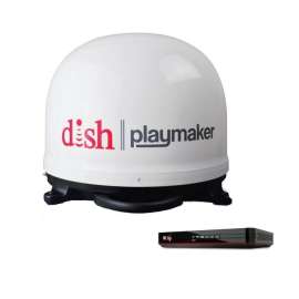 DISH PLAYMAKER AUTO SAT WHT BUNDLE
