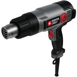 PORTER-CABLE PC1500HG Heat Gun, 19 cfm Air, 120 to 1150 deg F, Includes: Integrated Hanging Hook