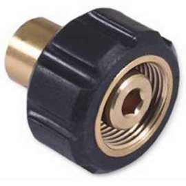 Mi-T-M AW-0023-0488 Screw Coupler, 1/4 in Connection, FNPT x M22