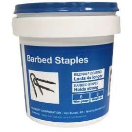 BEKAERT 658132/187244 Double Barbed Fence Staple, 1-3/4 in, 8 Gauge