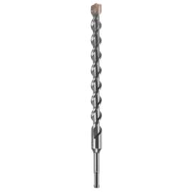Bosch Bulldog HC2124 Hammer Drill Bit, 3/4 in Dia, 12 in OAL, Optimized Flute, 4-Flute, 25/64 in Dia Shank